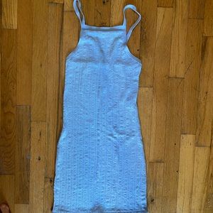 Zara periwinkle knit dress, size S